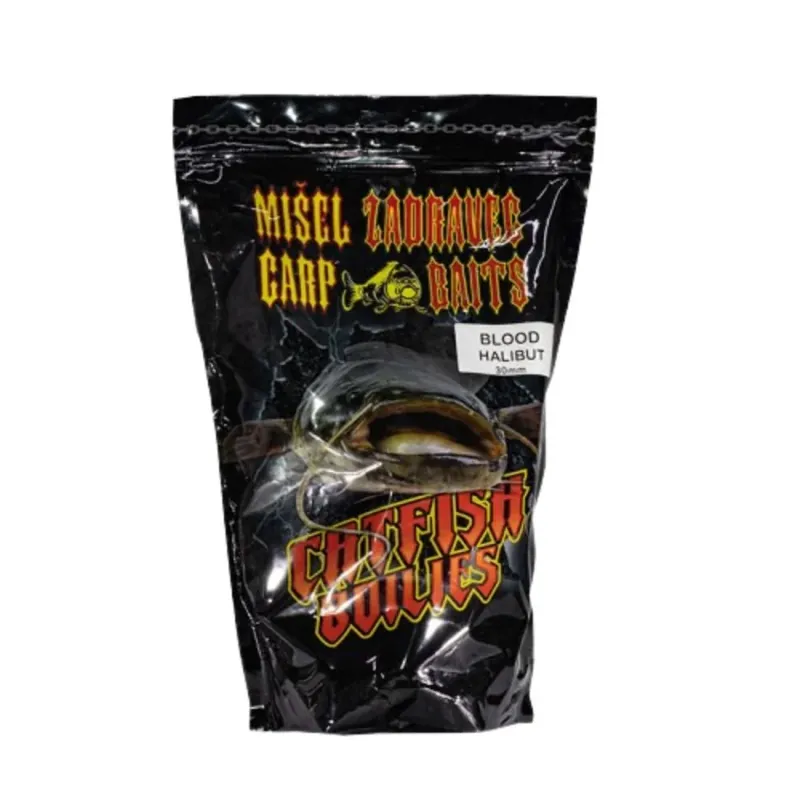 Must-Have Zadravec Baits Catfish Boilies Blood Halibut 30 mm 1 kg